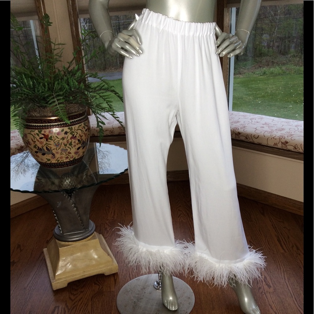 Sleeper Women's Party Boudoir Pants Ostrich Pajama